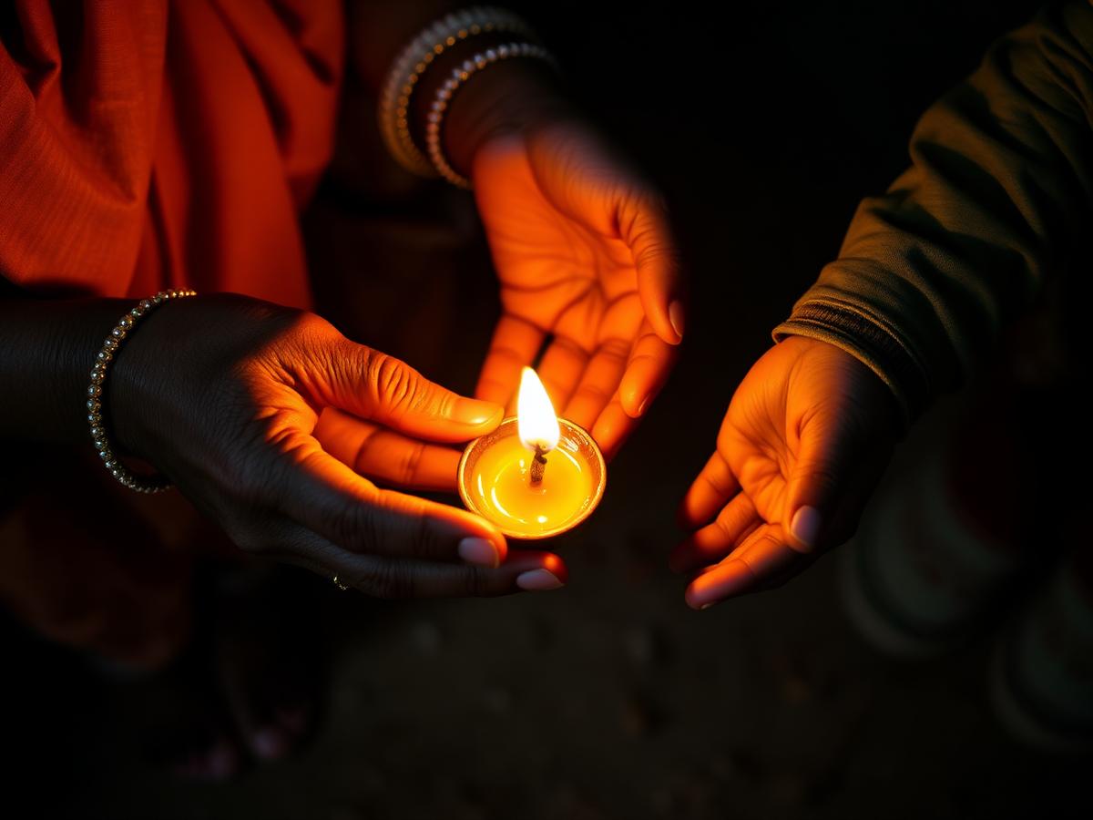 People in conversation after a Sanatan awareness gathering